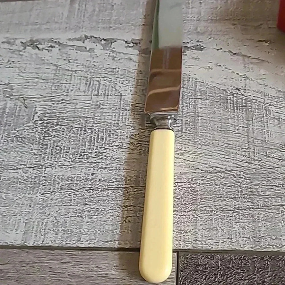 Vintage  McGlashan Clarke Co. 6 Piece Knife Set Bakelite handle Stainless Steel - Picture 4 of 7